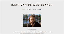 Desktop Screenshot of daanvdw.com